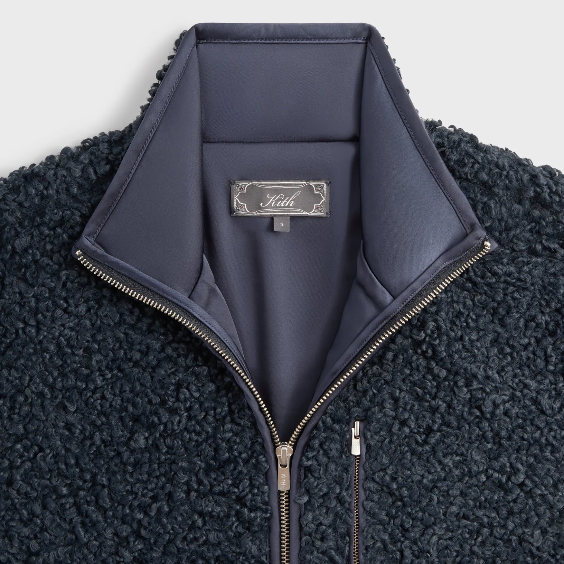 Kith Curly Sherpa Antony à fermeture éclair intégrale