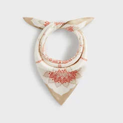 Kith Floral Printed Palm Silk Scarf