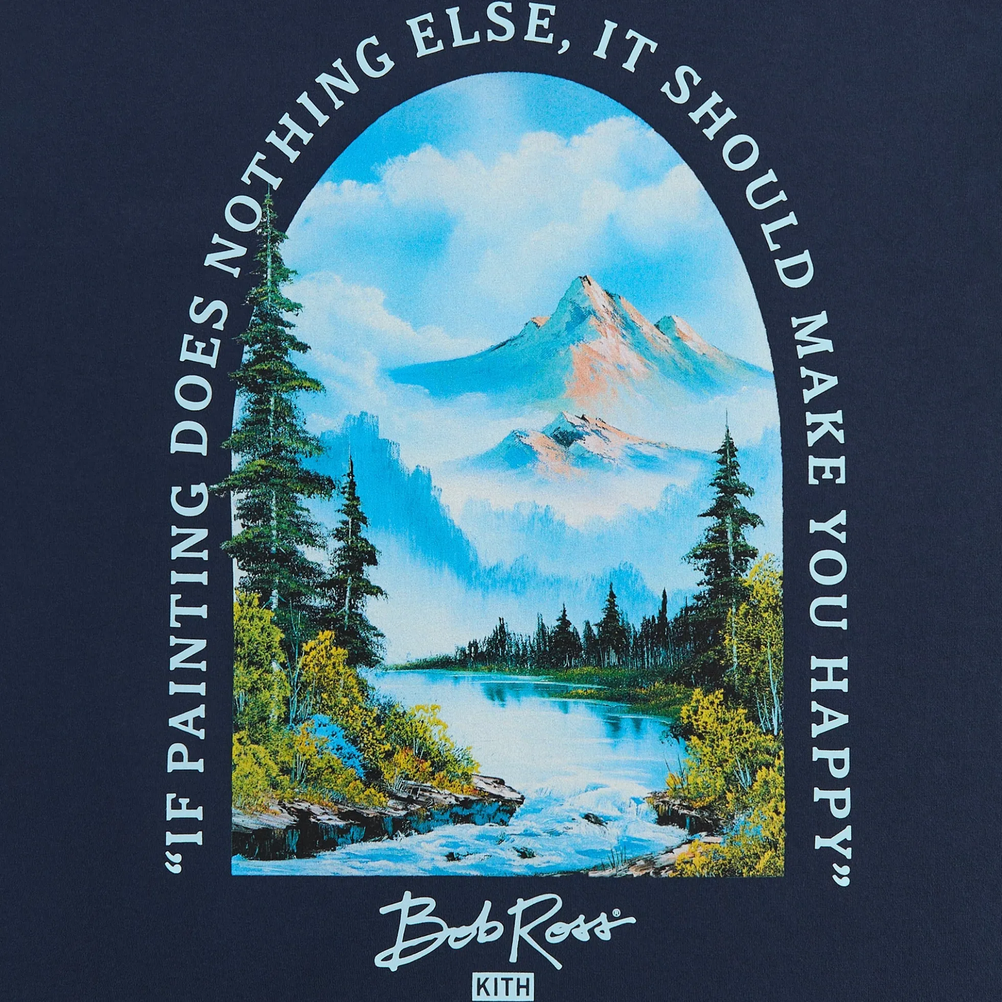 Kith for Bob Ross Purpose Tee