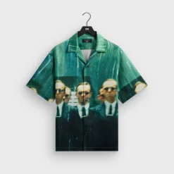 Kith for The Matrix All-Over Printed Thompson Camp Collar Shirt