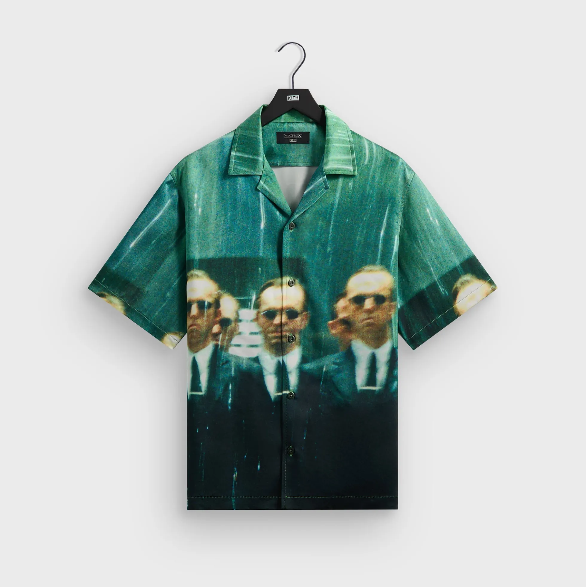 Kith for The Matrix All-Over Printed Thompson Camp Collar Shirt