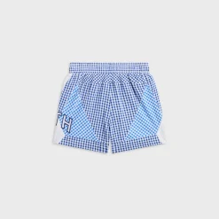 Kith Kids Color-Blocked Gingham Turbo Short