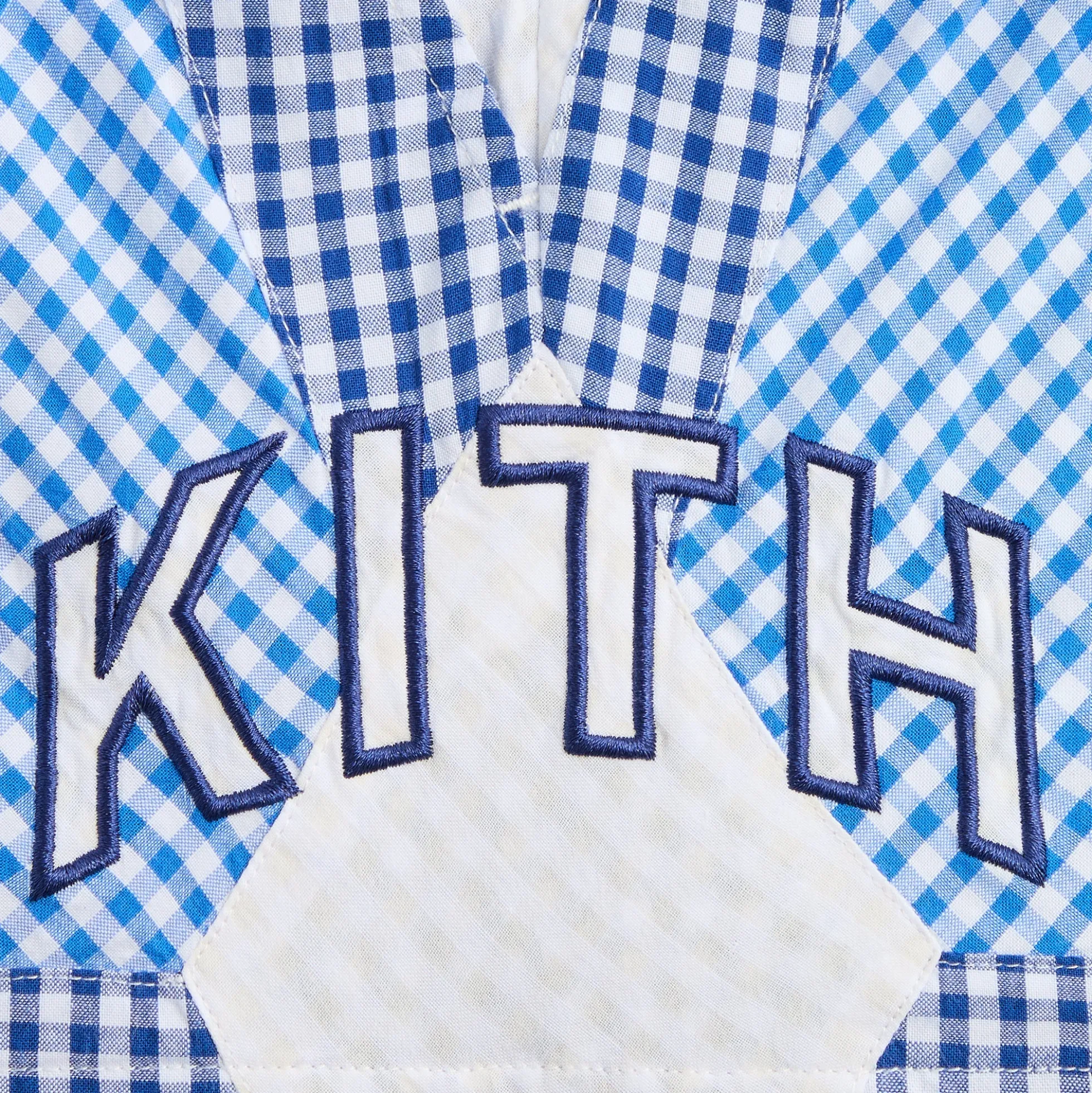 Kith Kids Color-Blocked Gingham Turbo Short