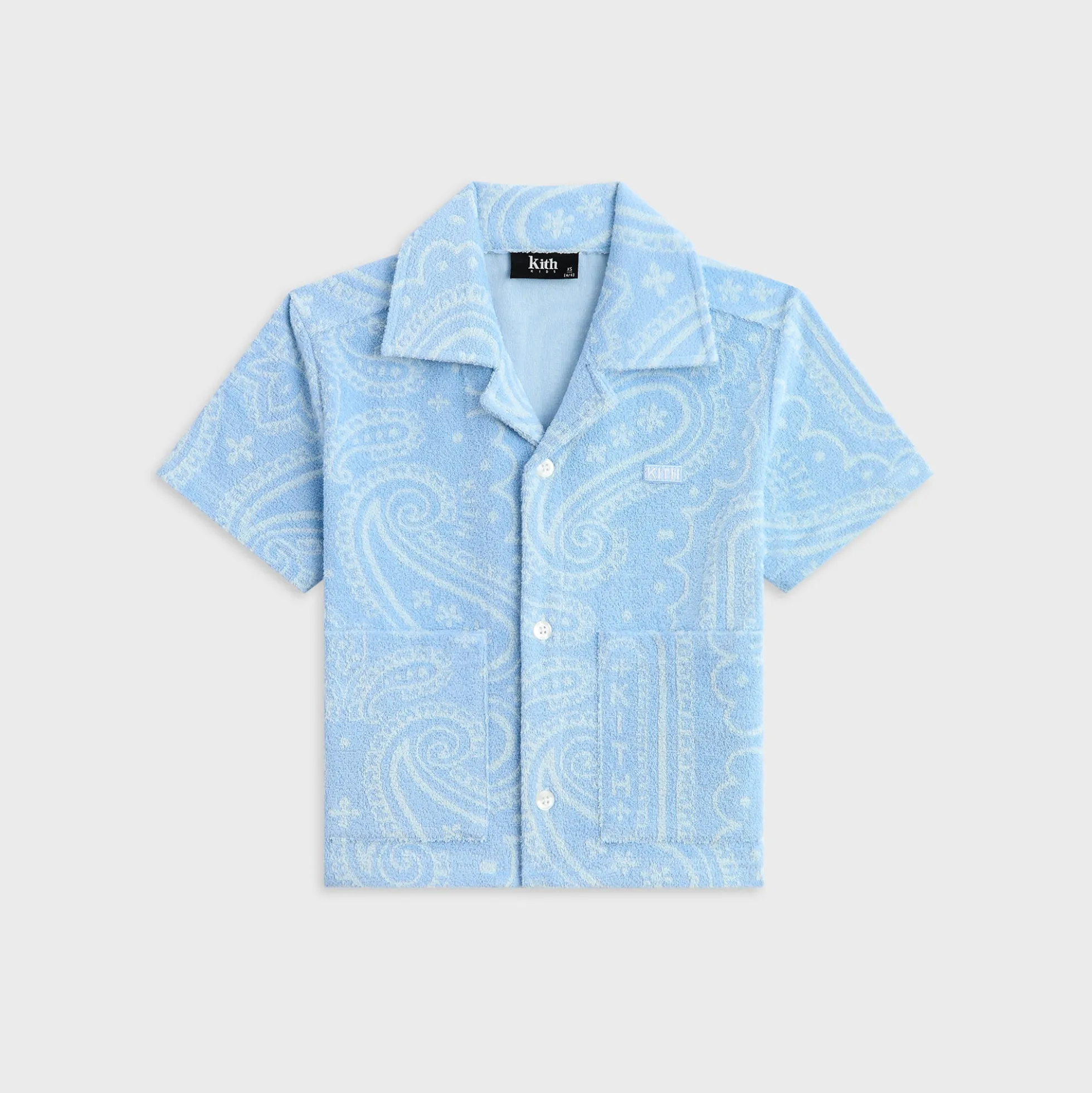 Kith Kids Paisley Jacquard Camp Shirt