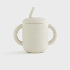 Kith Kids pour Mushie Gobelet d'apprentissage en silicone et paille