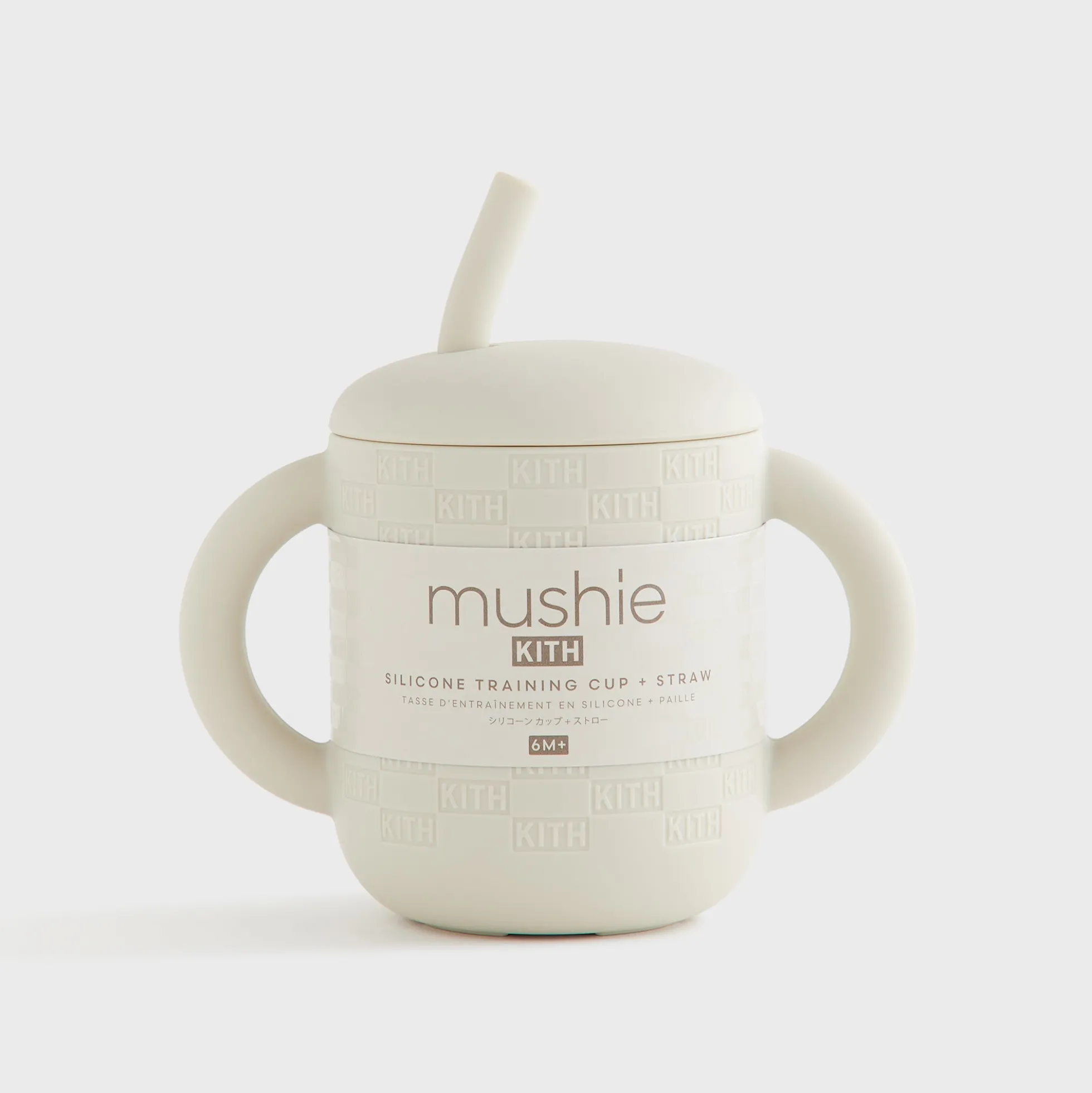 Kith Kids pour Mushie Gobelet d'apprentissage en silicone et paille