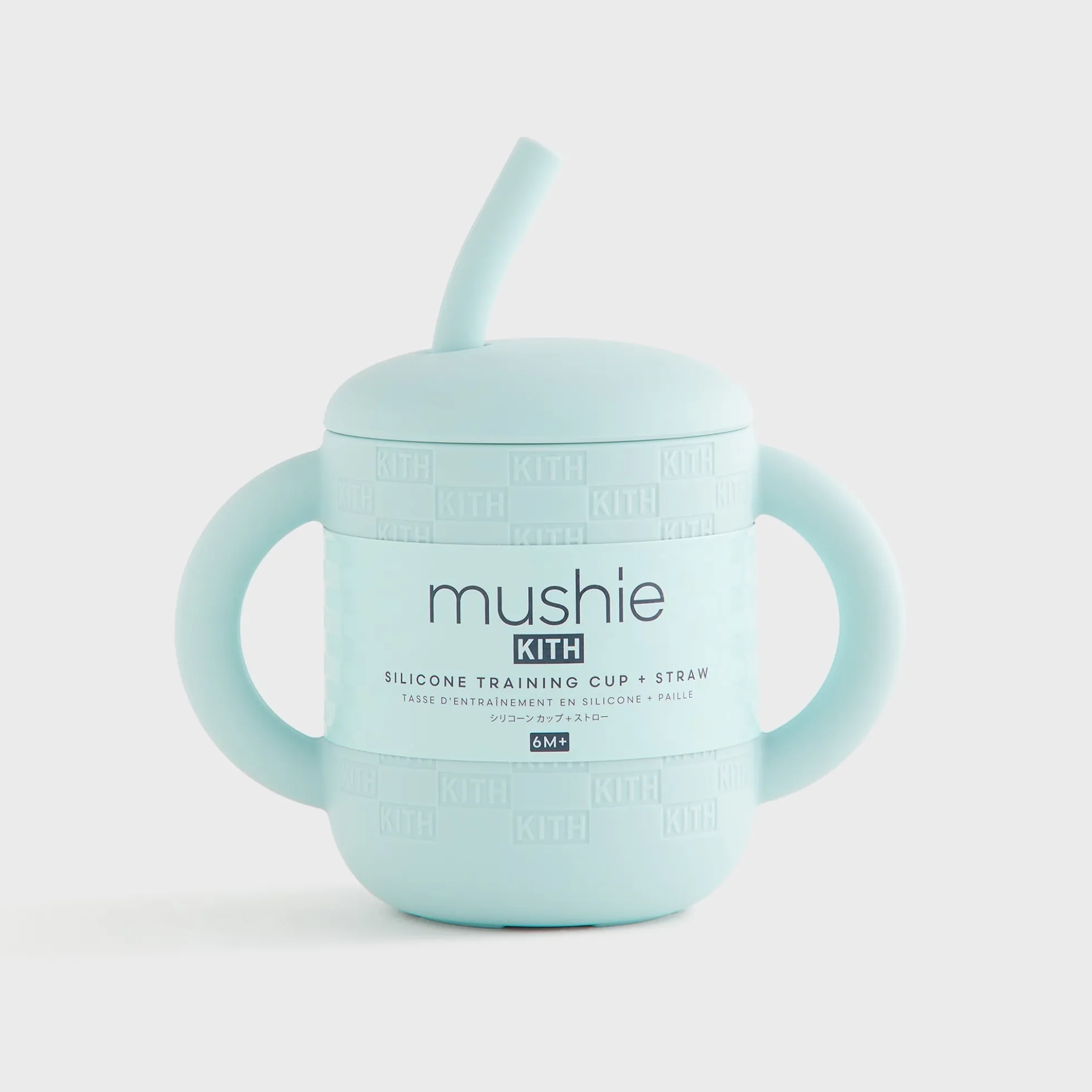 Kith Kids pour Mushie Gobelet d'apprentissage en silicone et paille