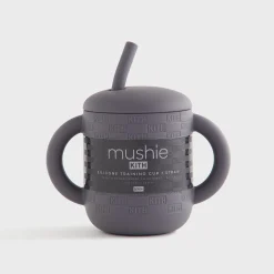 Kith Kids pour Mushie Gobelet d'apprentissage en silicone et paille