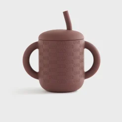 Kith Kids pour Mushie Gobelet d'apprentissage en silicone et paille