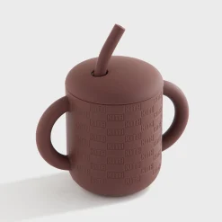 Kith Kids pour Mushie Gobelet d'apprentissage en silicone et paille
