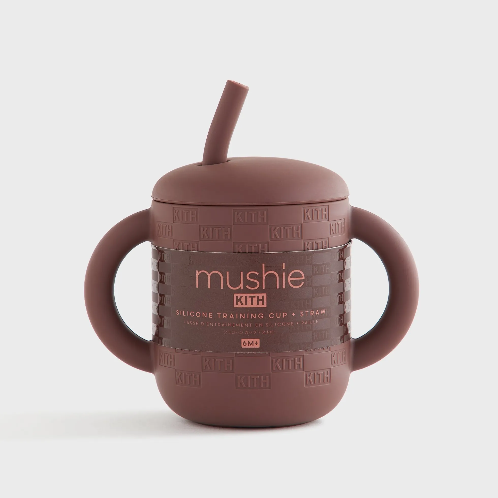 Kith Kids pour Mushie Gobelet d'apprentissage en silicone et paille