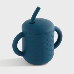 Kith Kids pour Mushie Gobelet d'apprentissage en silicone et paille