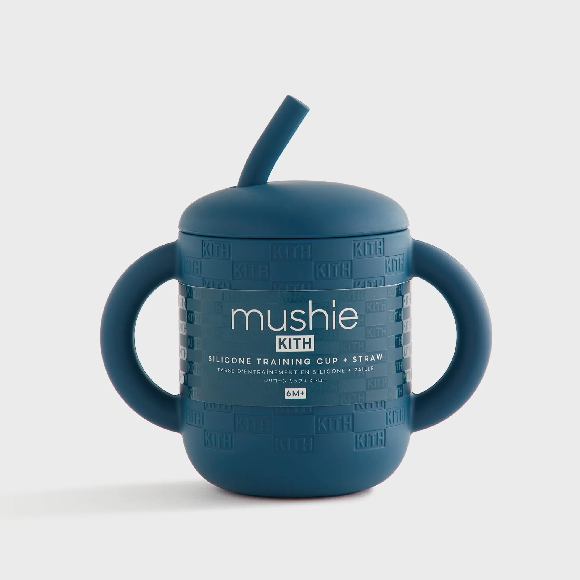 Kith Kids pour Mushie Gobelet d'apprentissage en silicone et paille