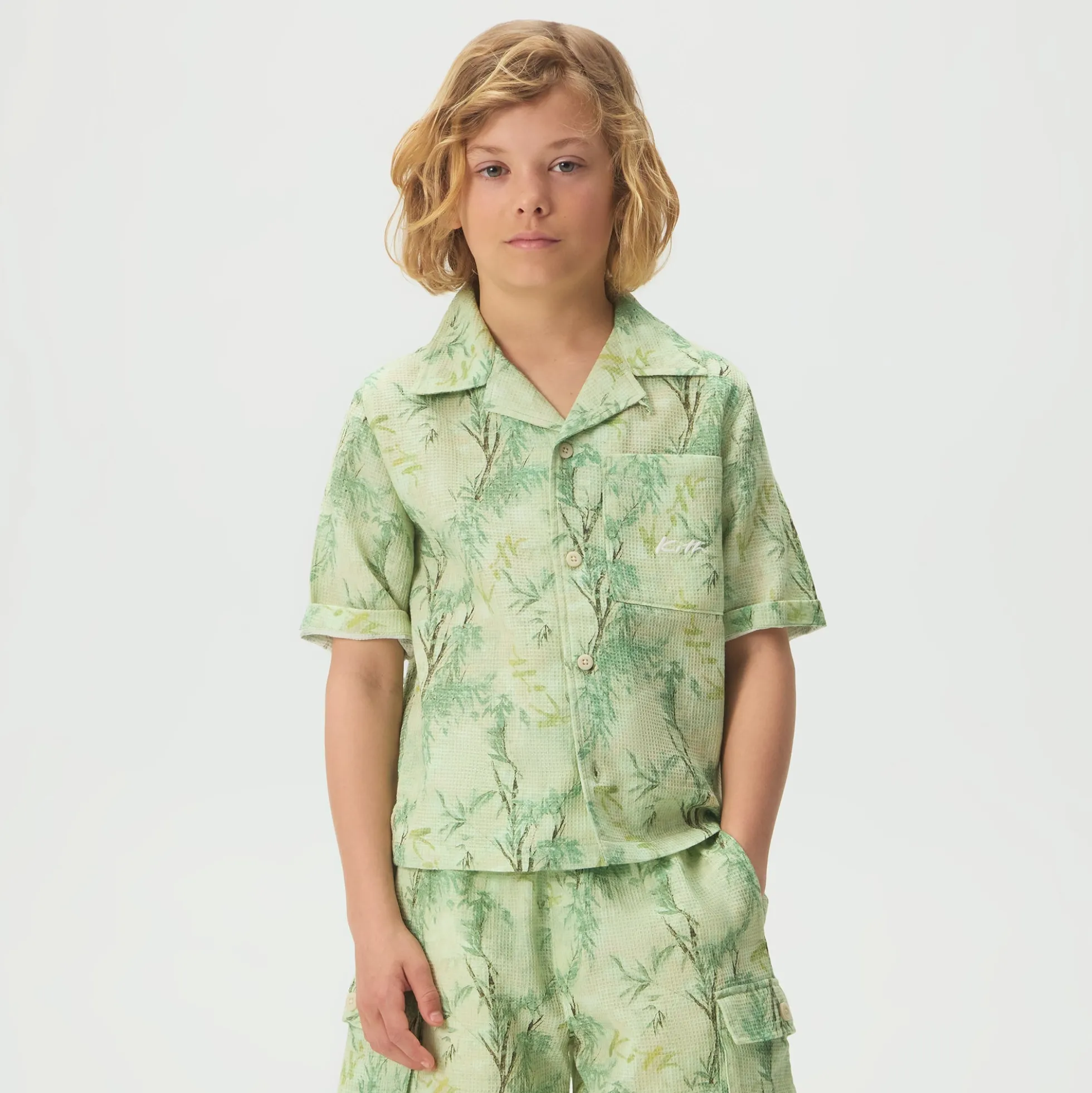 Kith Kids Printed Thompson Camp Shirt