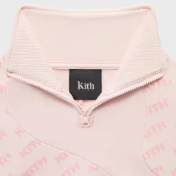 Kith Kids Pull court Jasper à monogramme bloqué et fermeture éclair 1/4