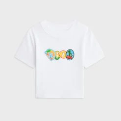 Kith Kids Stickers Graphic Mulberry II Tee