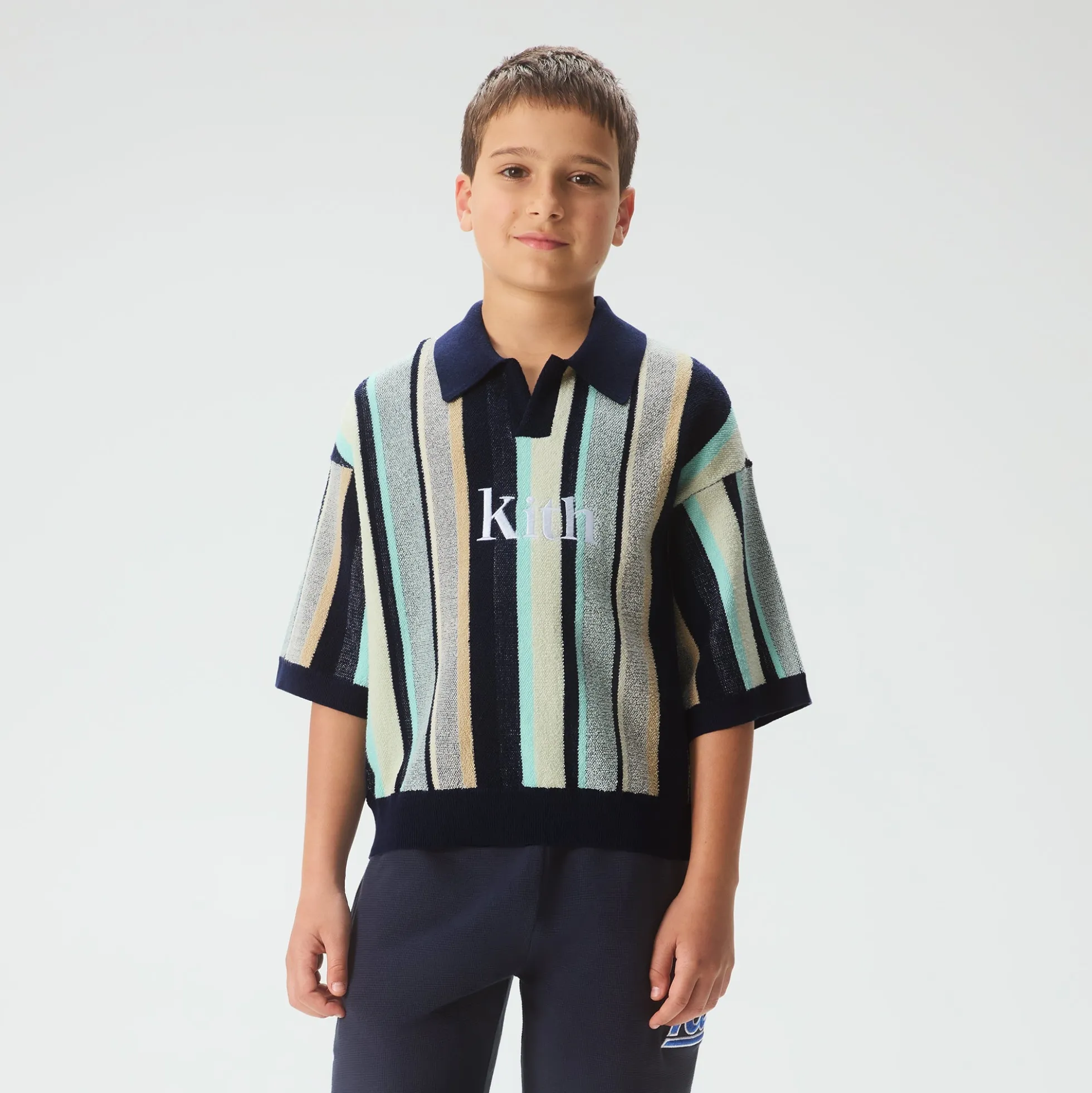 Kith Kids Striped Nelson Short Sleeve