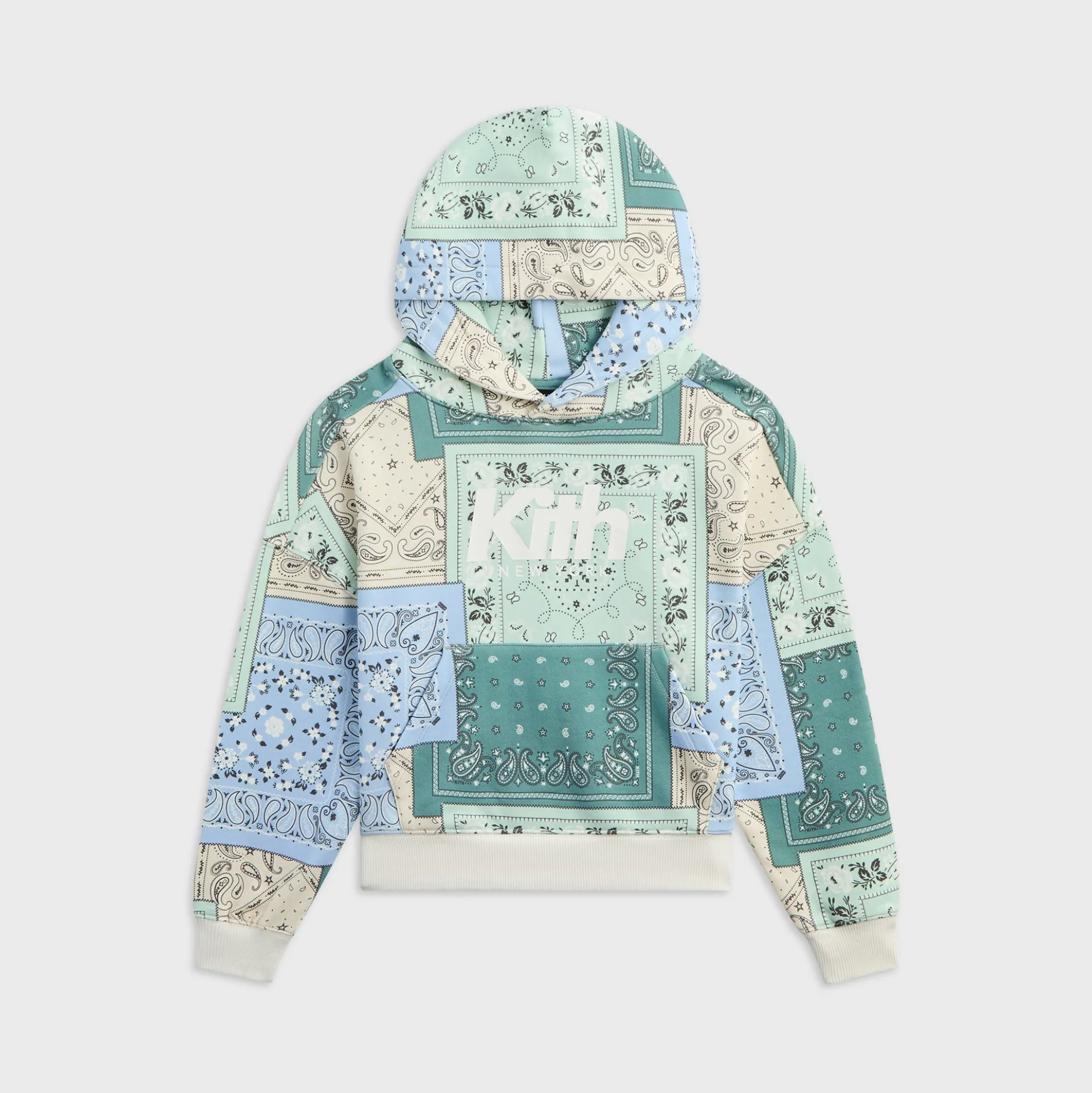 Kith Kids Sweat à capuche Nelson à motif bandana déstructuré