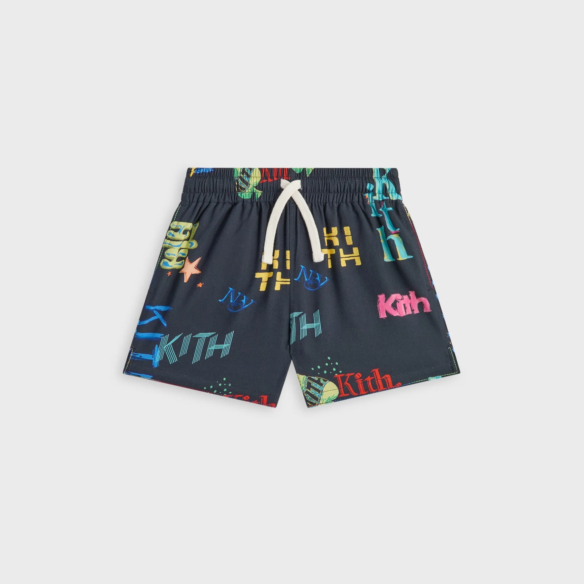 Kith Kids Thompson Camp Tossed Monogram Short
