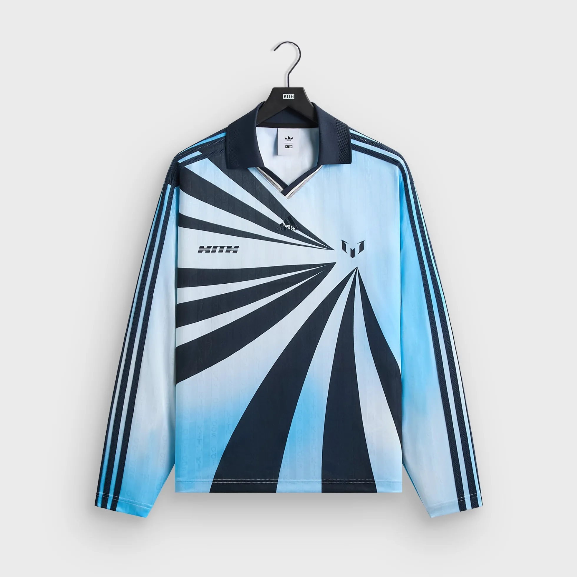 Kith & Messi for adidas Football Blue Goalkeeper Long Sleeve Tee