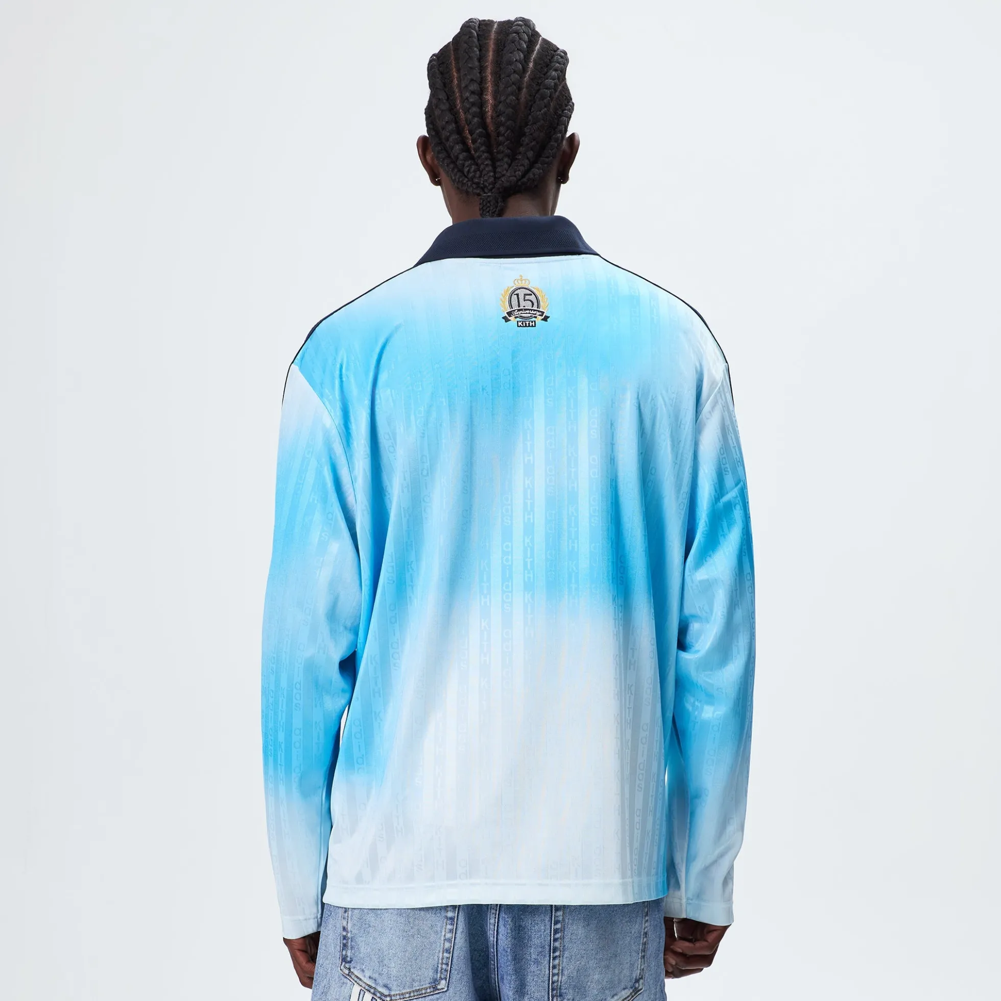 Kith & Messi for adidas Football Blue Goalkeeper Long Sleeve Tee