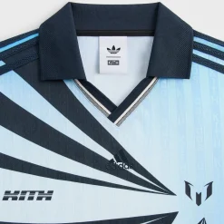 Kith & Messi for adidas Football Blue Goalkeeper Long Sleeve Tee