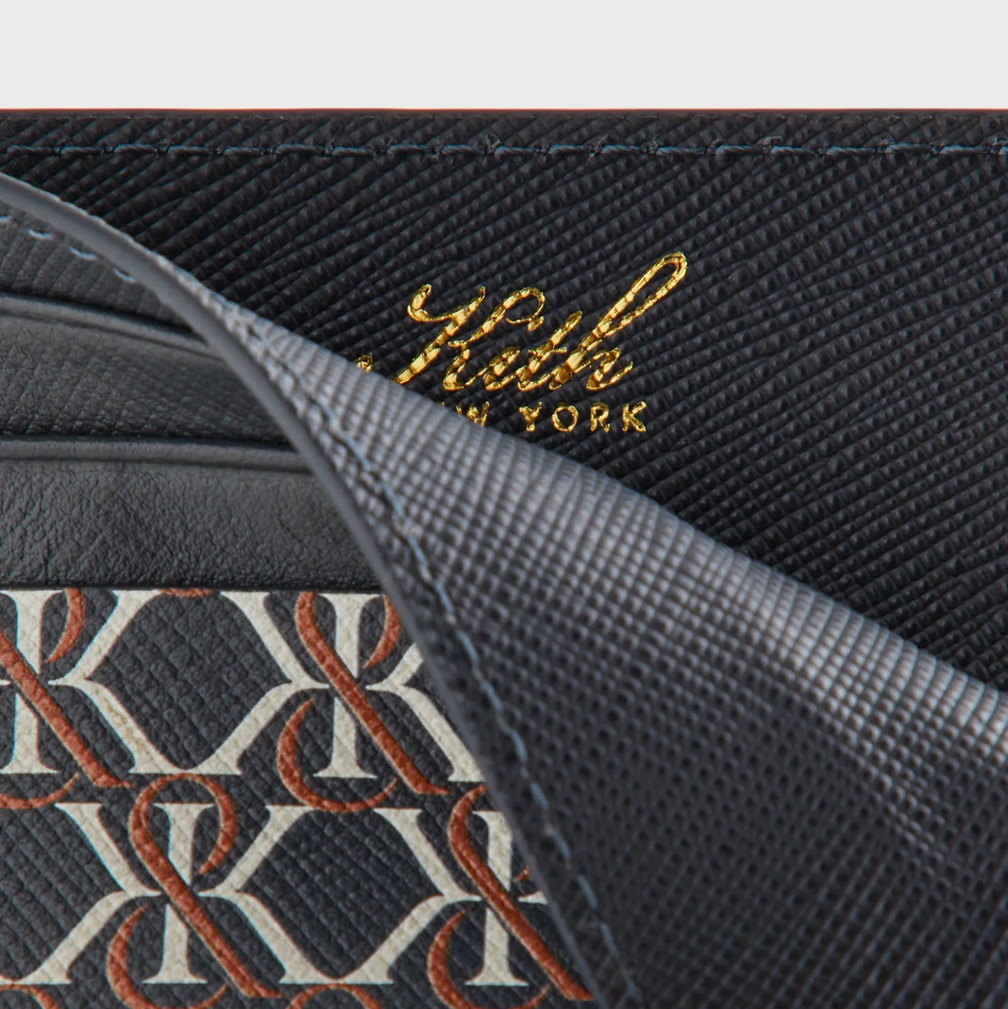 Kith Printed Monogram Card Holder