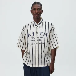 Kith Silk Linen Chenille Stripe Pacey Shirt