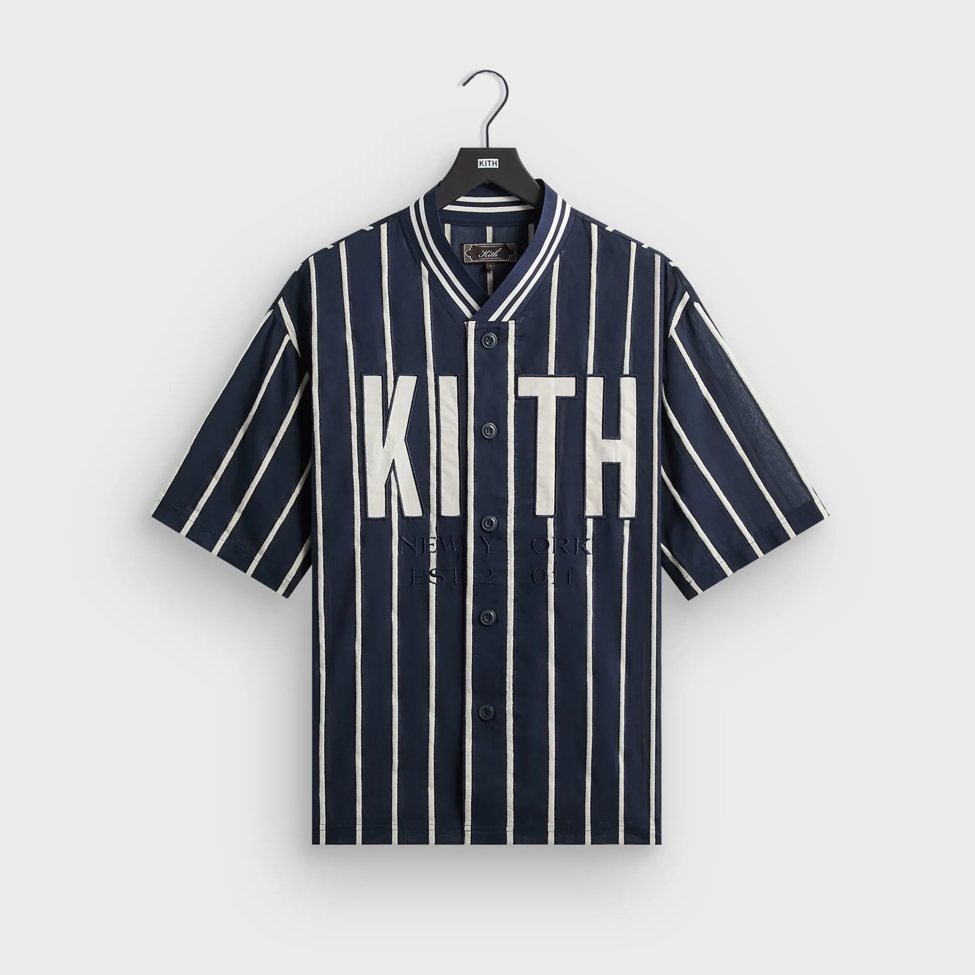 Kith Silk Linen Chenille Stripe Pacey Shirt