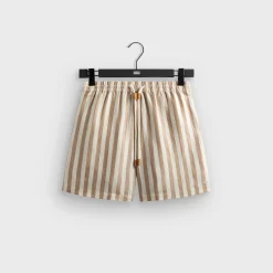 Kith Spun Silk Linen Stripe Kellen Short