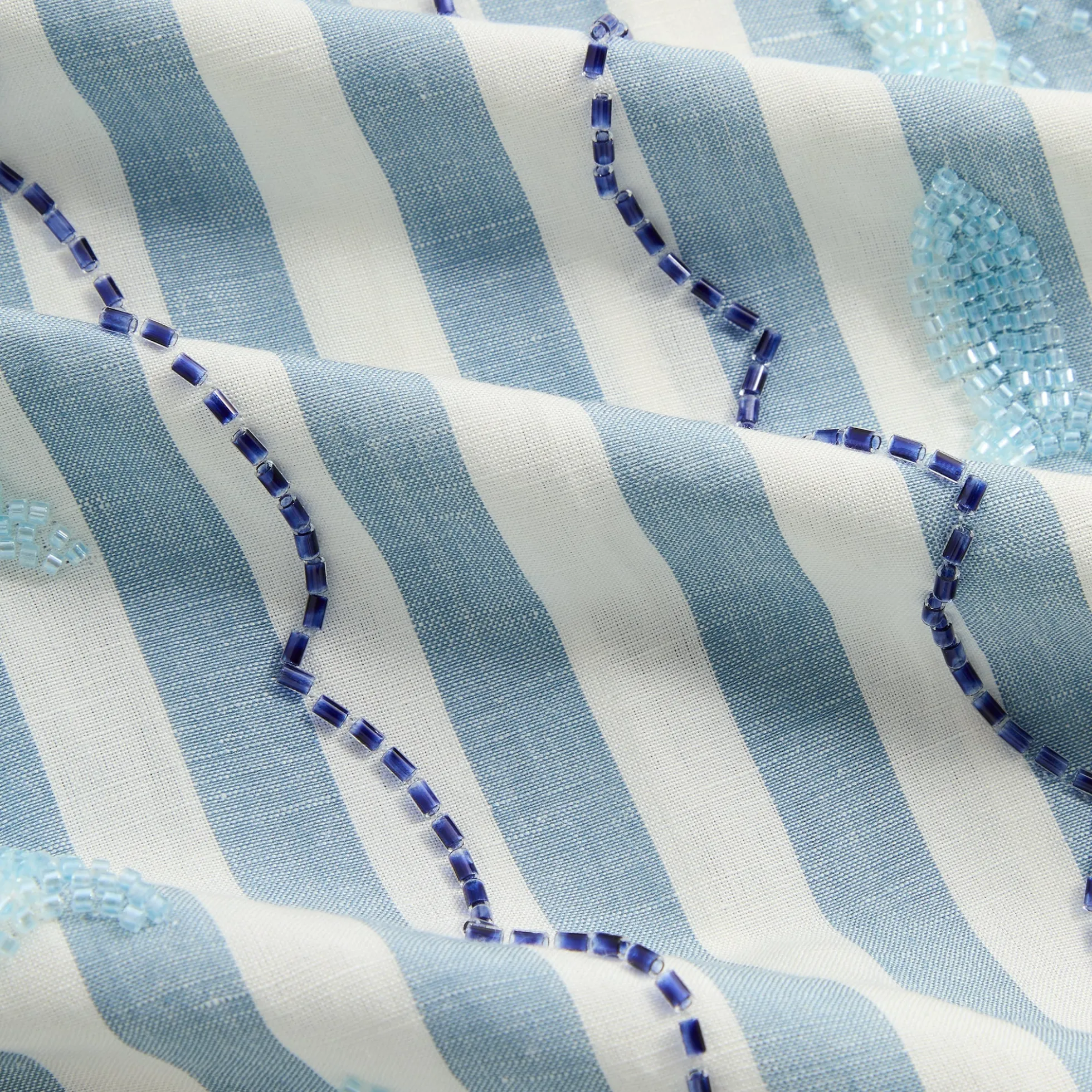 Kith Spun Silk Linen Stripe Paxton Buttondown