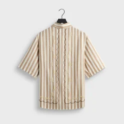 Kith Spun Silk Linen Stripe Paxton Buttondown