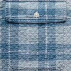 Kith Washed Indigo Plaid Henson Shirt