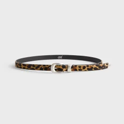 Kith Western Leopard Pony Hair Belt