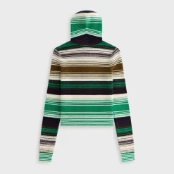 Kith Women Adley Shrunken Multi Sweater Hoodie