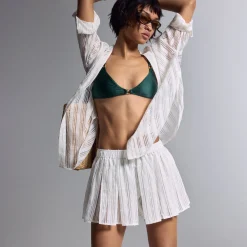 Kith Women Sashi Sheer Pleated Short