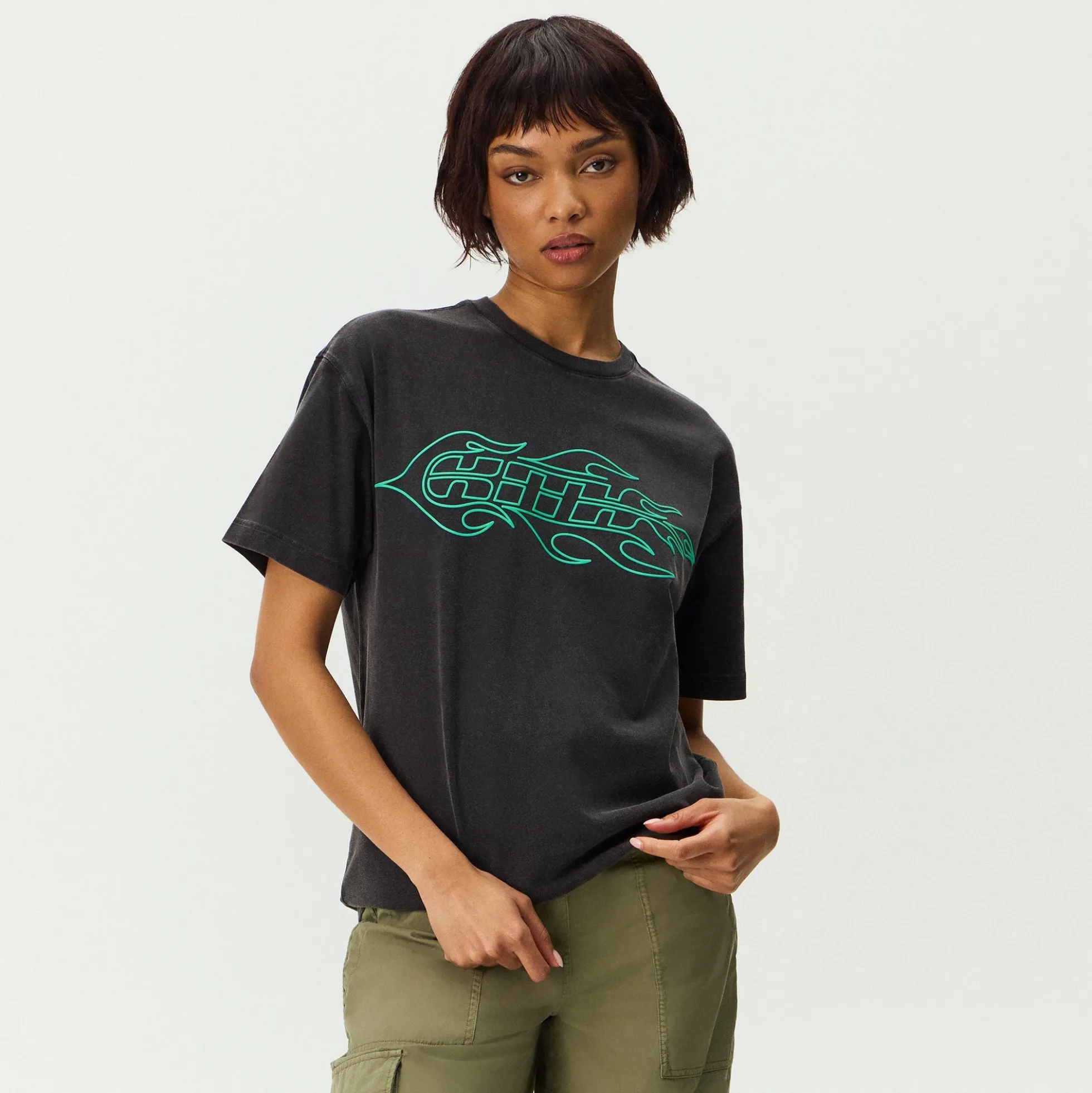 Kith Women Vintage Blaze Logo Tee
