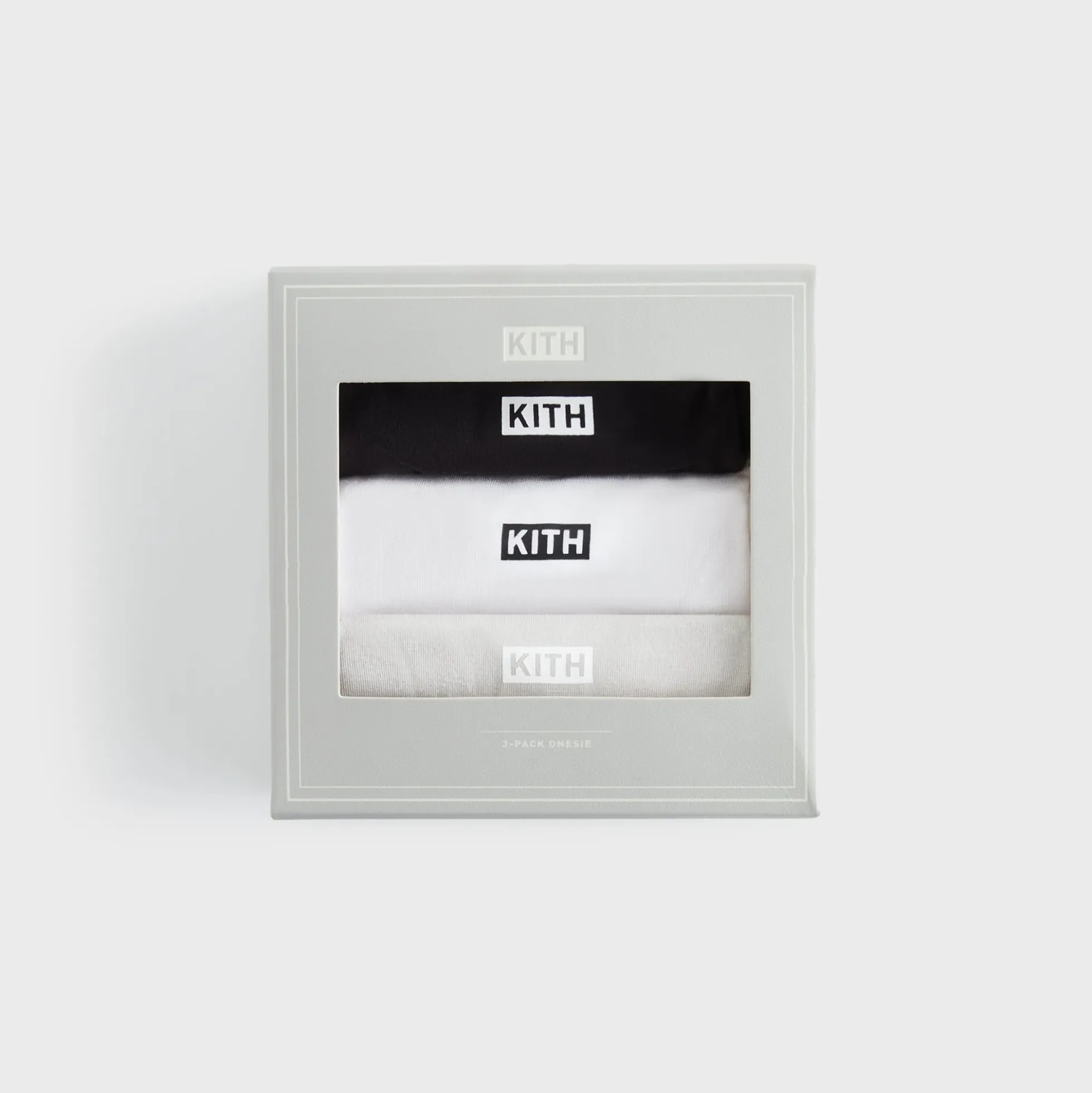 Lot de 3 bodies à manches courtes Kith Baby Core