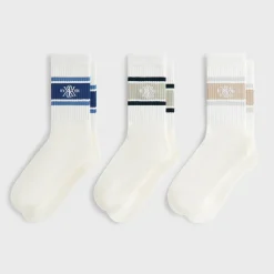 Lot de 3 paires de chaussettes en coton Kith New York Crest
