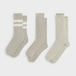 Lot de 3 paires de chaussettes en coton mélangé Kith