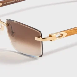 Lunettes de soleil carrées