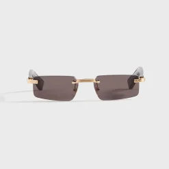 Lunettes de soleil rectangulaires
