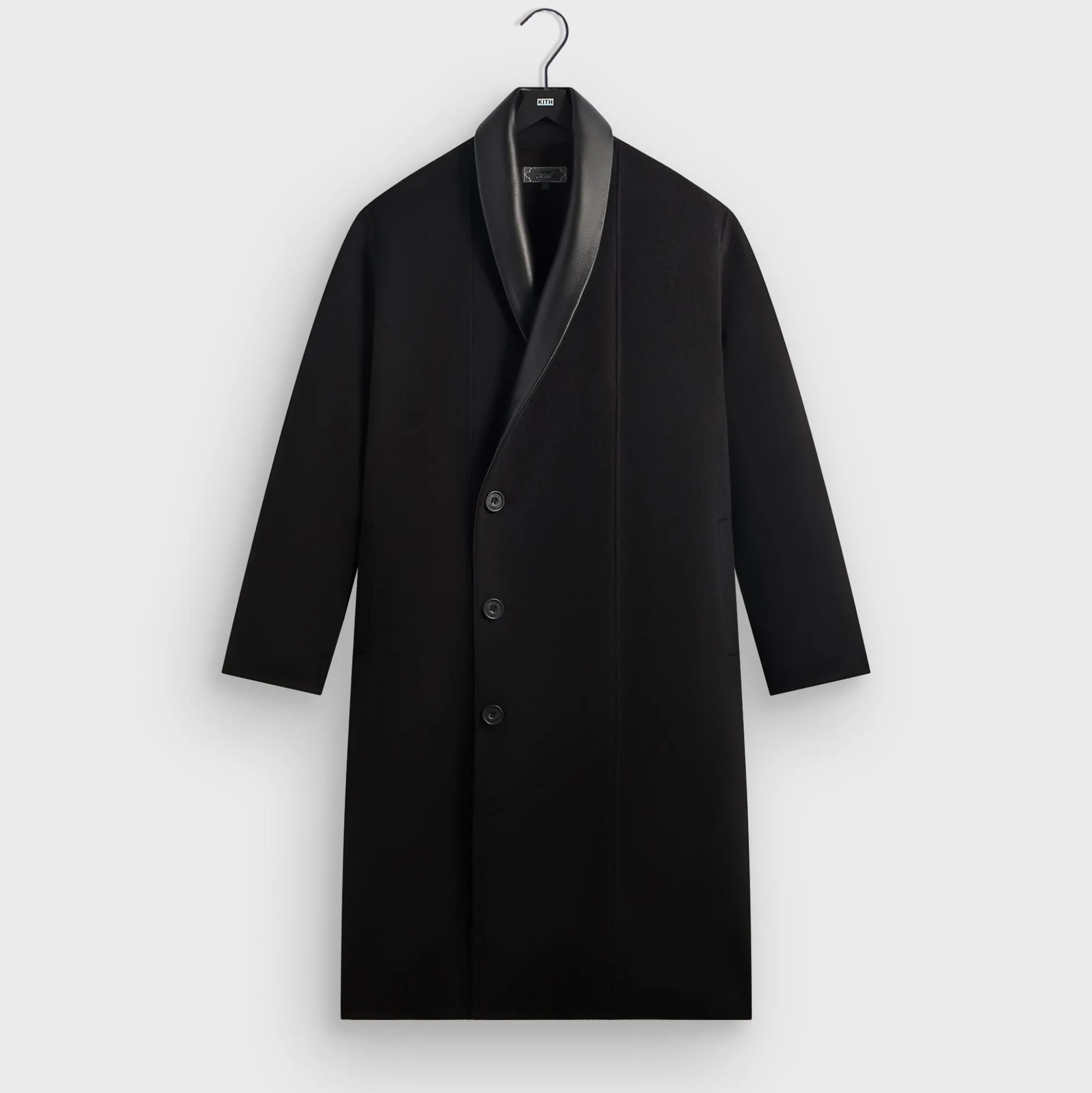 Manteau Bernard en laine à col châle Kith