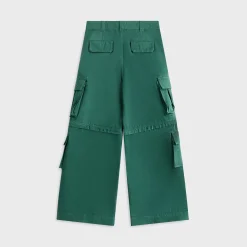 Pantalon cargo à fermeture éclair