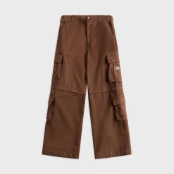 Pantalon cargo à fermeture éclair, tissé