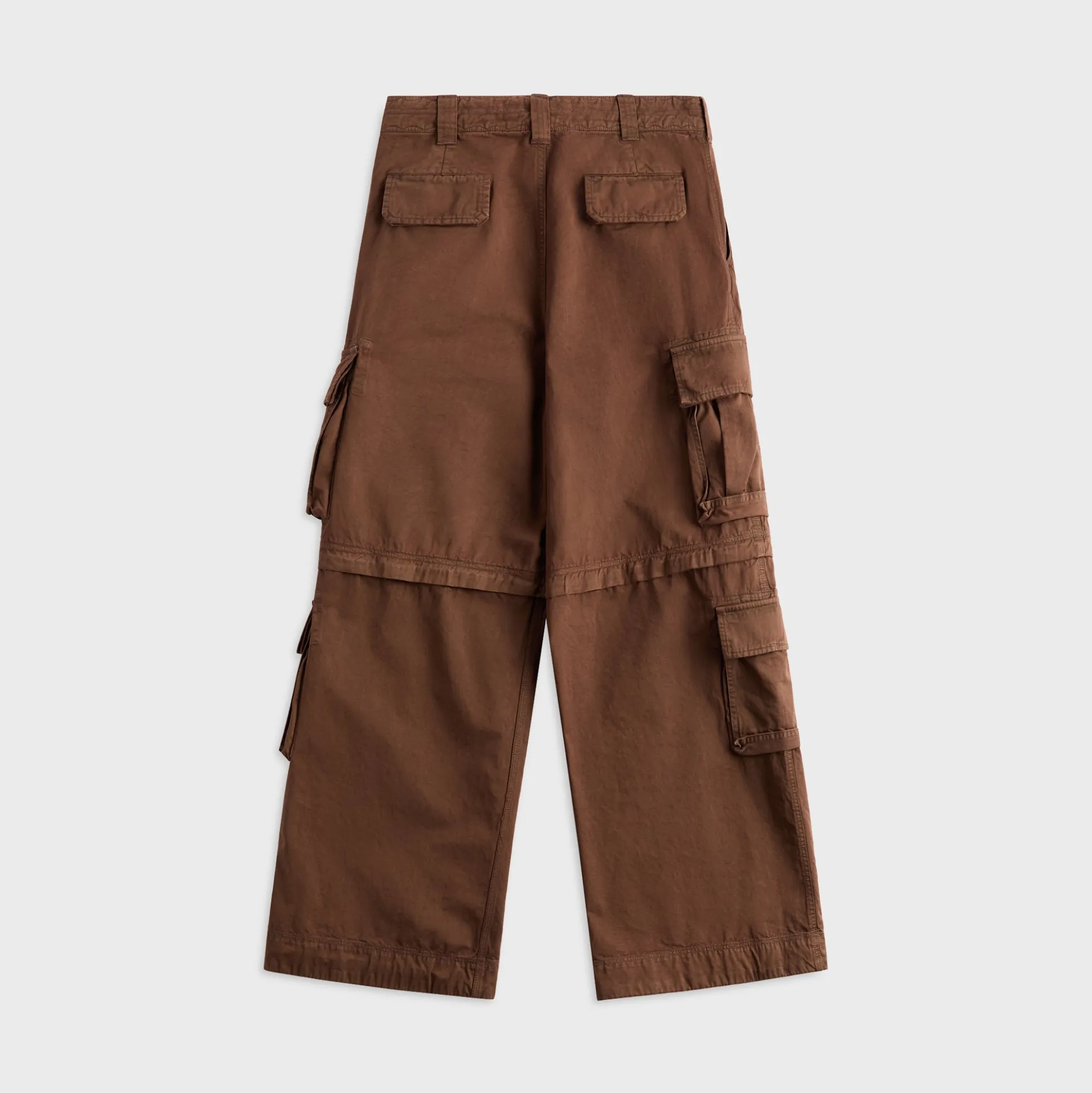 Pantalon cargo à fermeture éclair, tissé