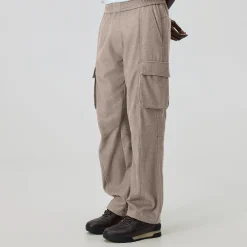 Pantalon cargo plissé Elias en sergé de laine Kith