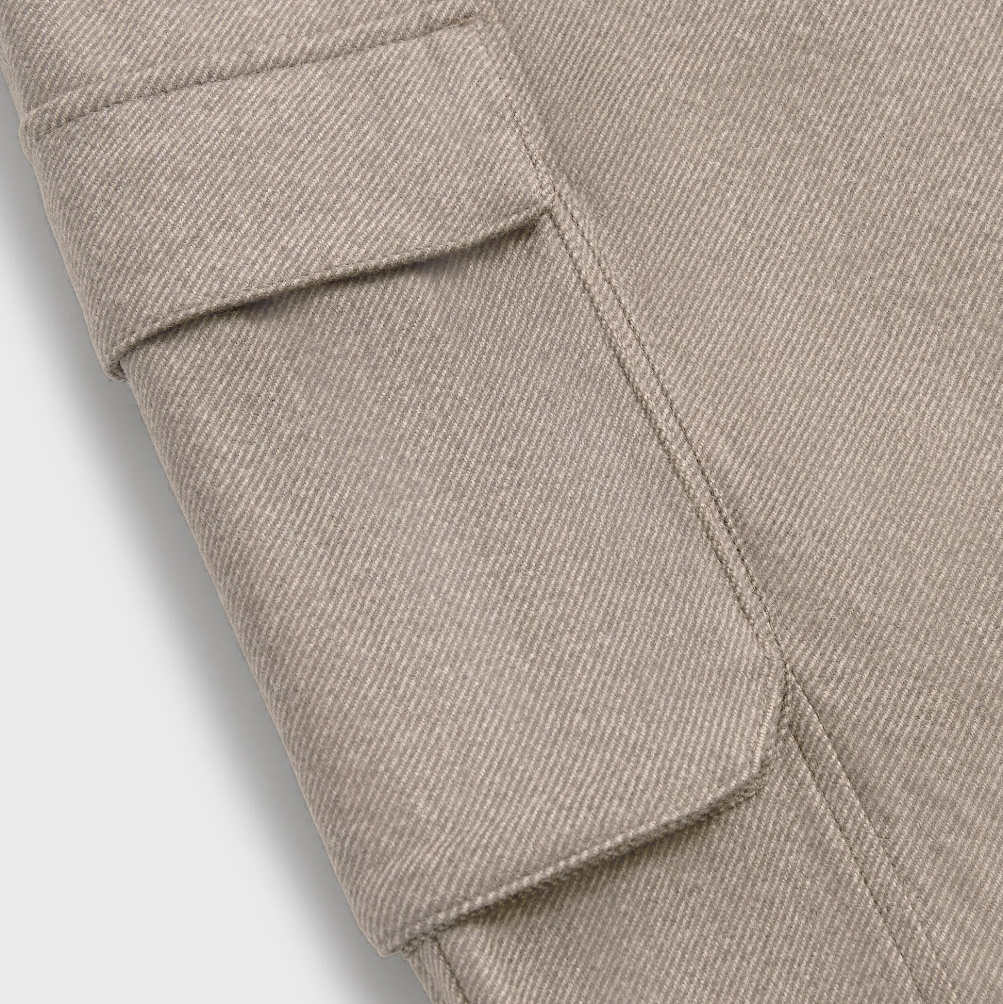 Pantalon cargo plissé Elias en sergé de laine Kith