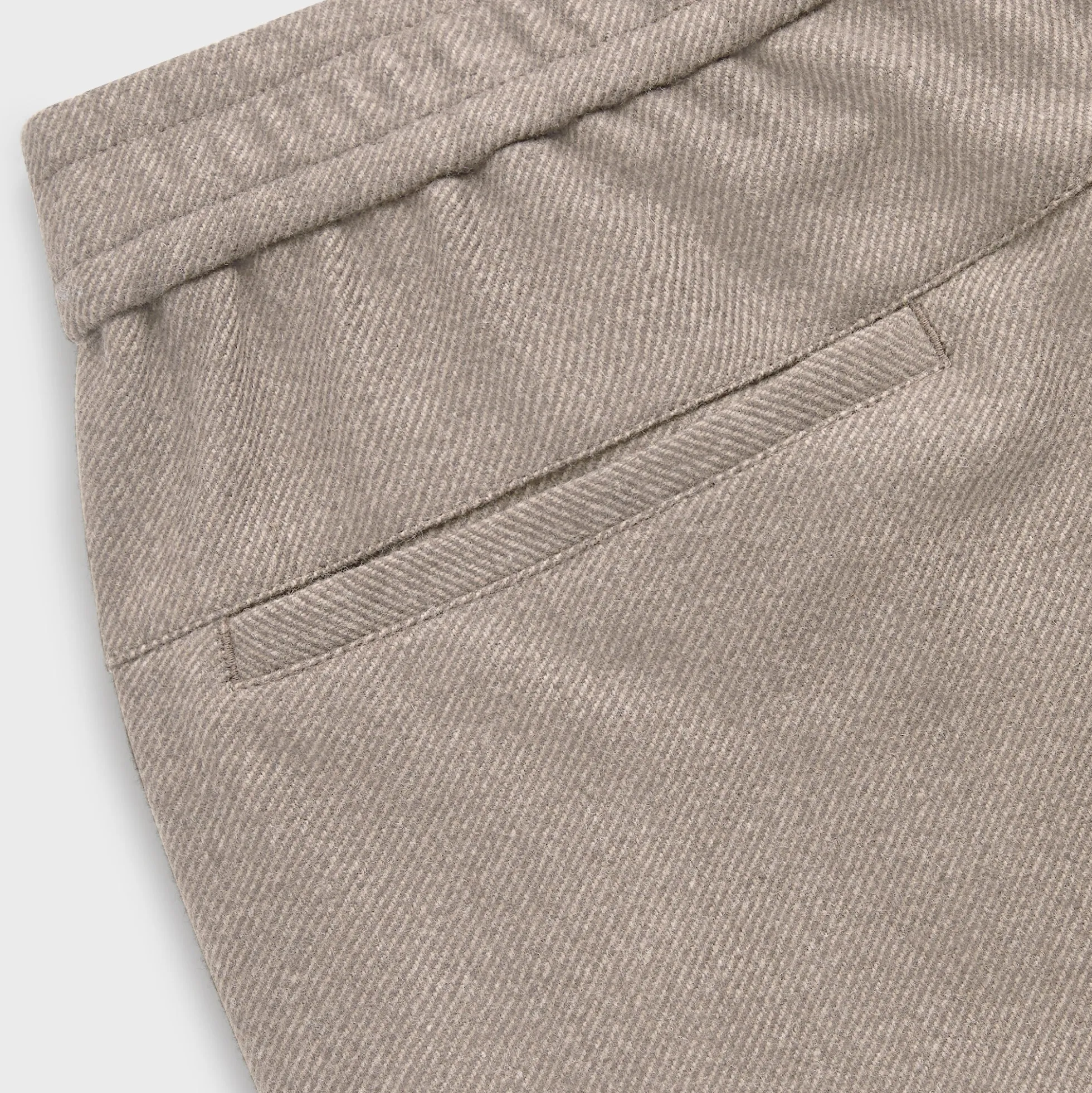 Pantalon cargo plissé Elias en sergé de laine Kith