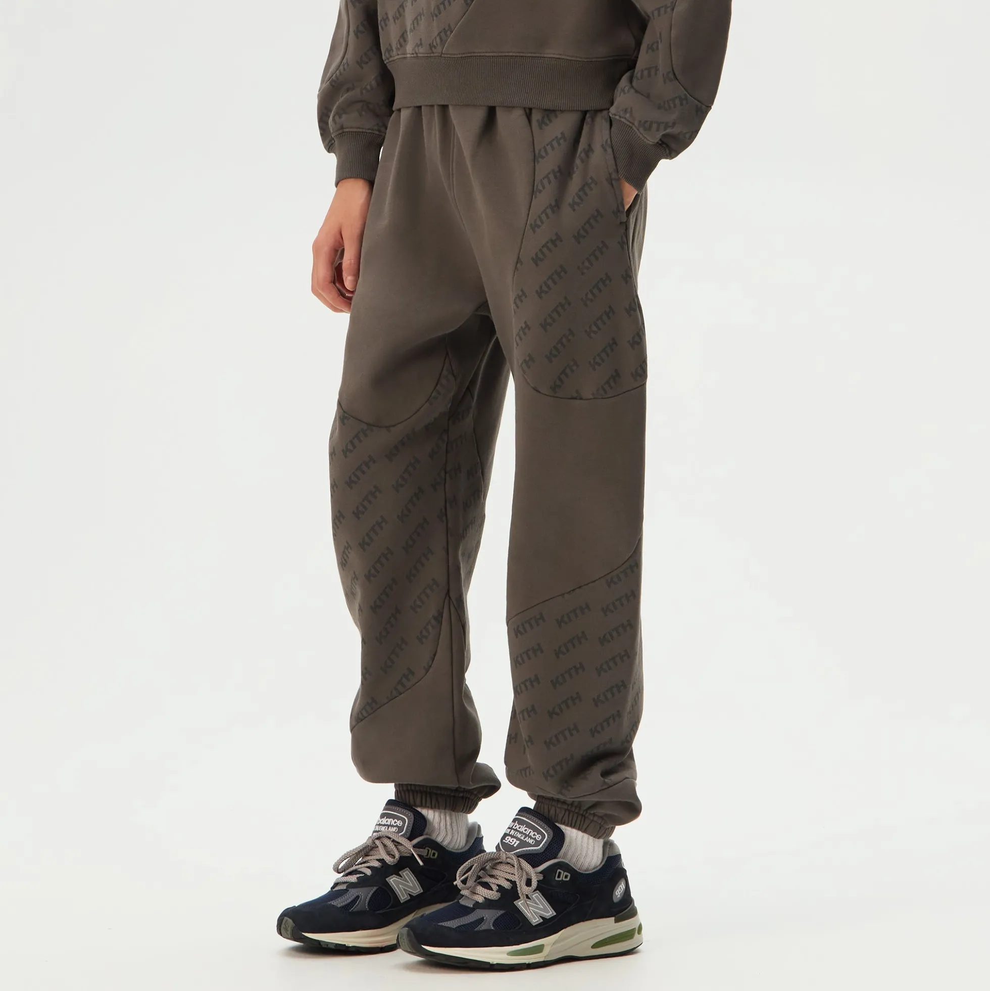 Pantalon de survêtement Kith Kids Nelson à monogramme bloqué